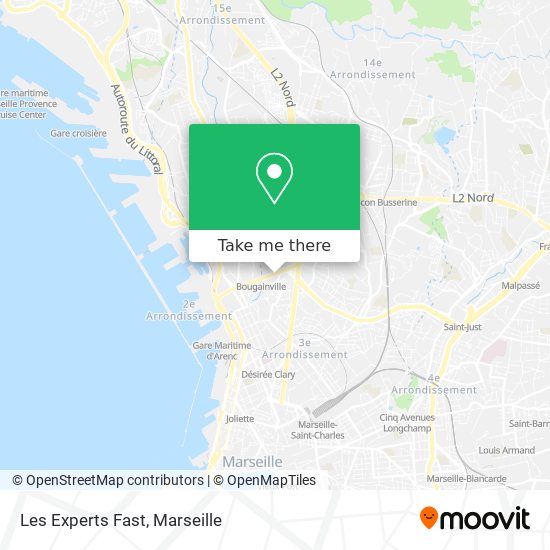 Les Experts Fast map
