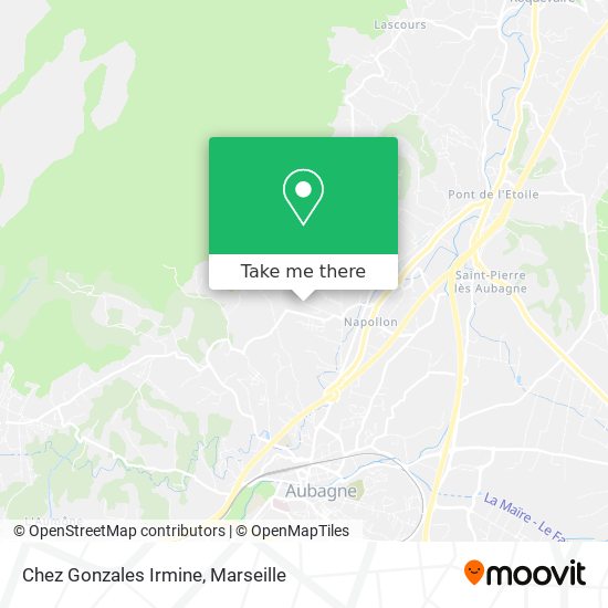 Chez Gonzales Irmine map