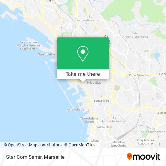 Star Com Samir map