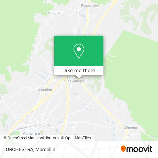 ORCHESTRA map