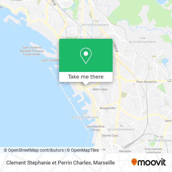 Mapa Clement Stephanie et Perrin Charles