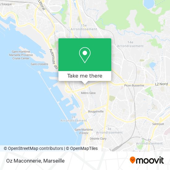 Oz Maconnerie map