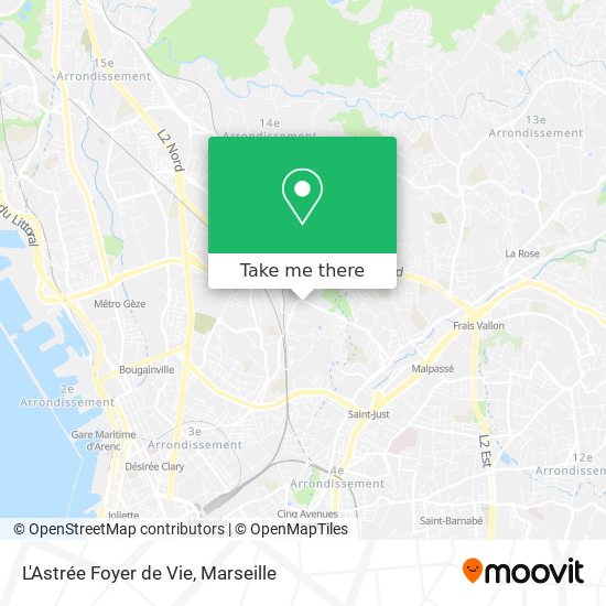 L'Astrée Foyer de Vie map