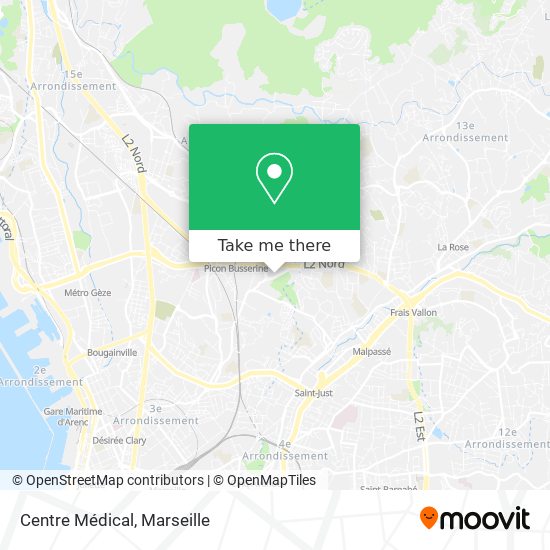Centre Médical map