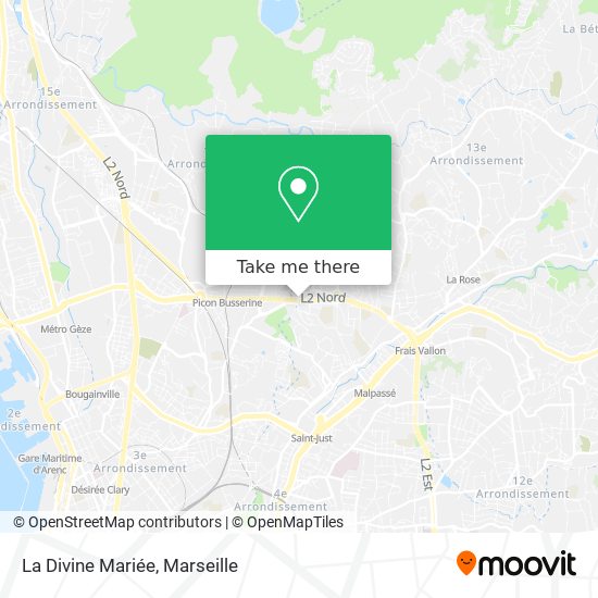 La Divine Mariée map