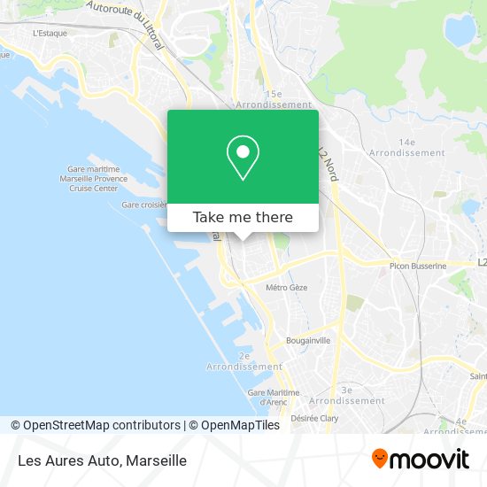 Les Aures Auto map