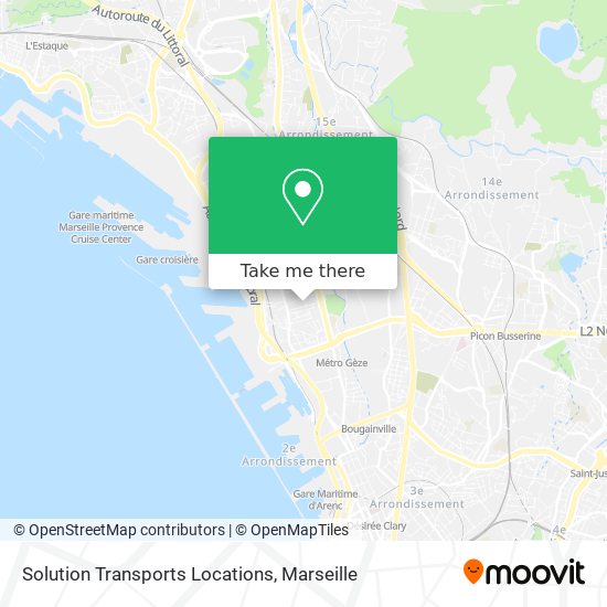 Mapa Solution Transports Locations