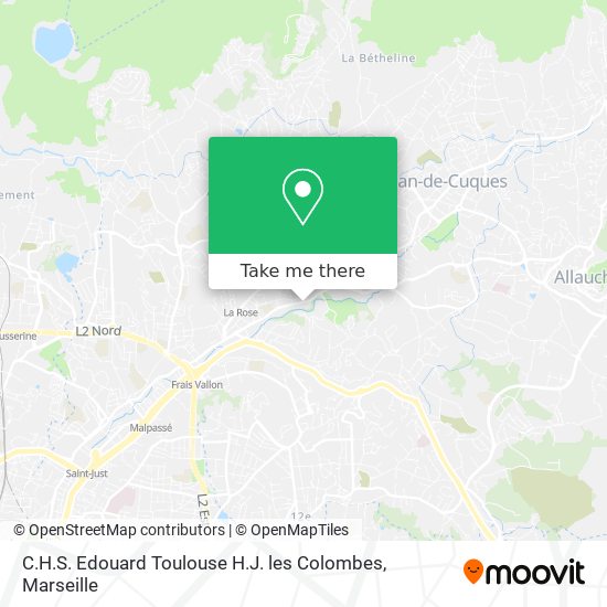 C.H.S. Edouard Toulouse H.J. les Colombes map