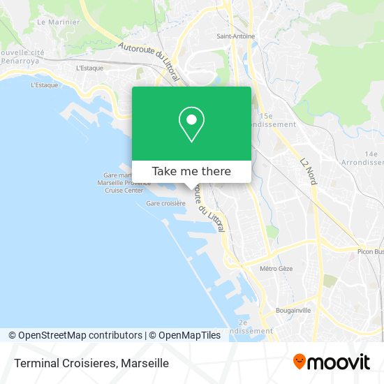 Mapa Terminal Croisieres