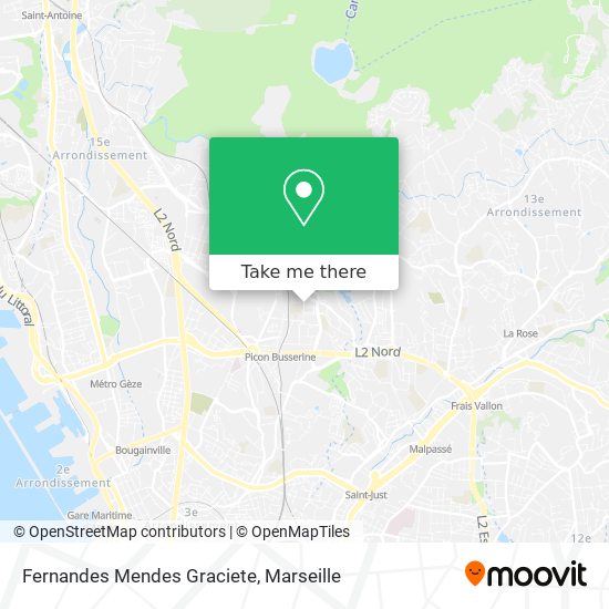 Fernandes Mendes Graciete map