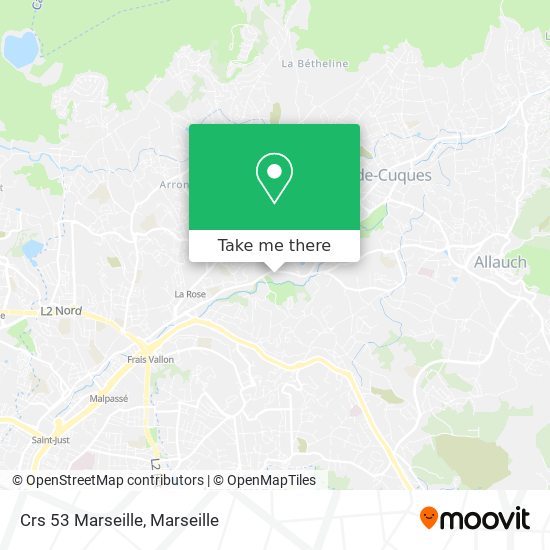 Crs 53 Marseille map