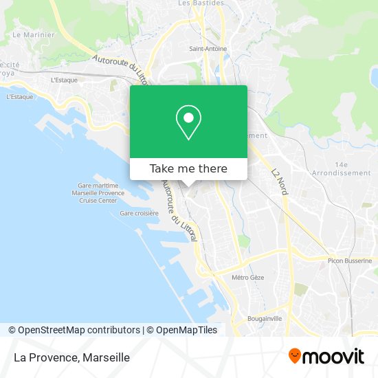 La Provence map