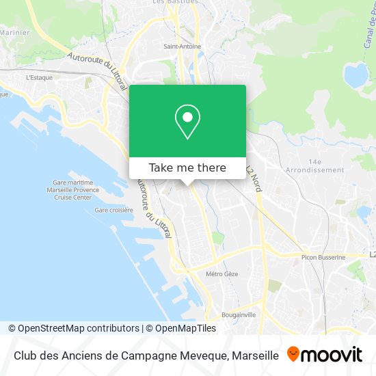 Mapa Club des Anciens de Campagne Meveque