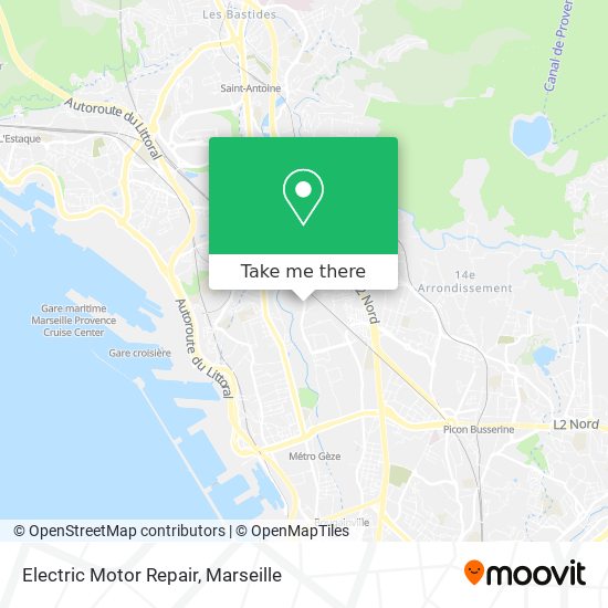 Electric Motor Repair map