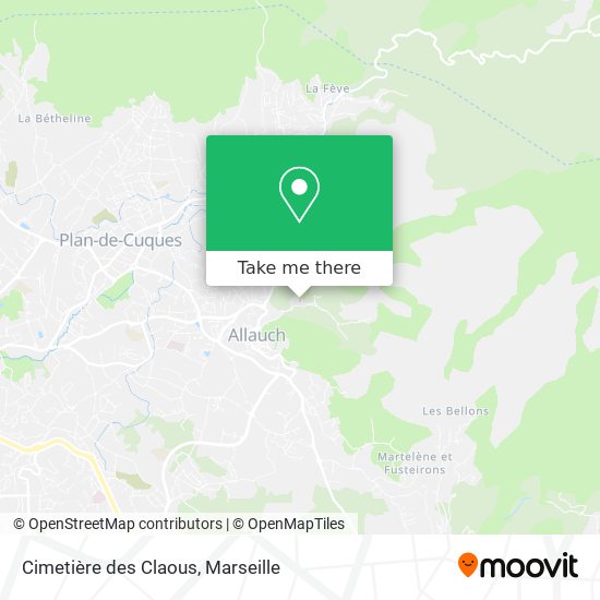 Cimetière des Claous map