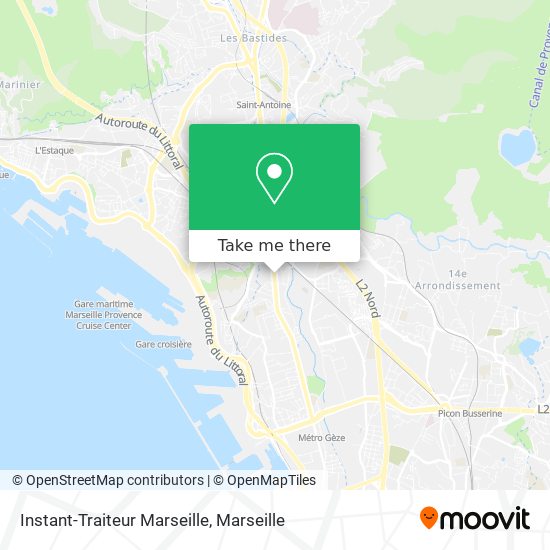 Instant-Traiteur Marseille map