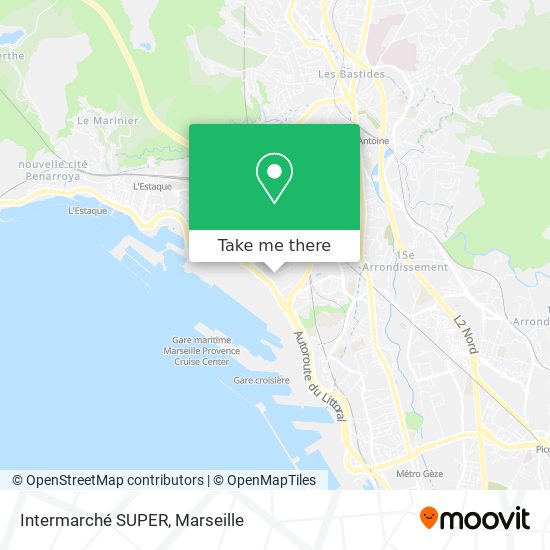 Intermarché SUPER map