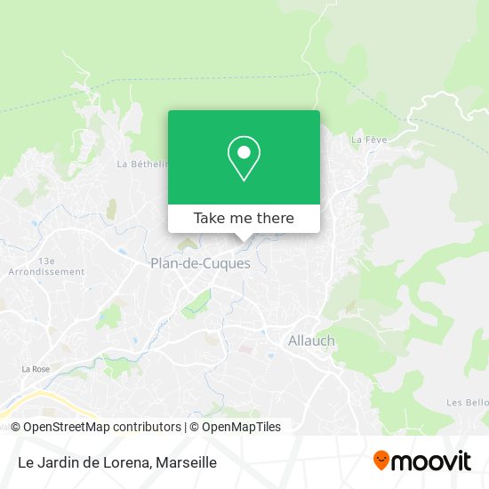 Le Jardin de Lorena map