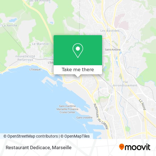 Restaurant Dedicace map