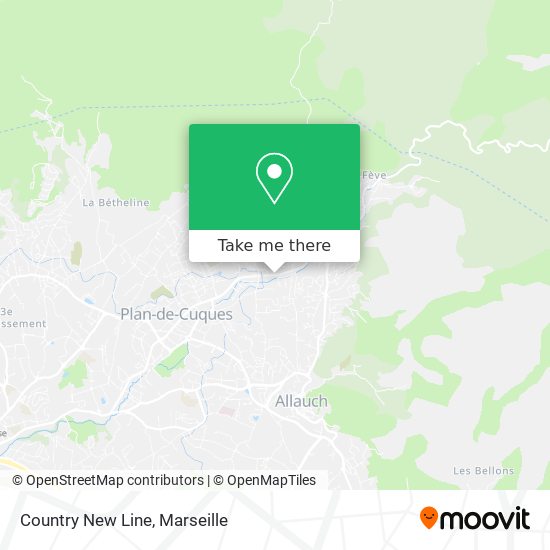 Country New Line map