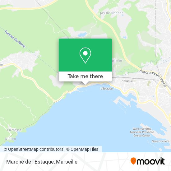 Marché de l'Estaque map