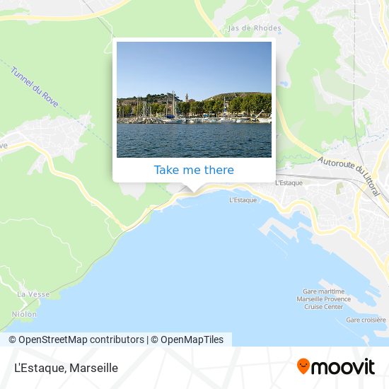 L'Estaque map