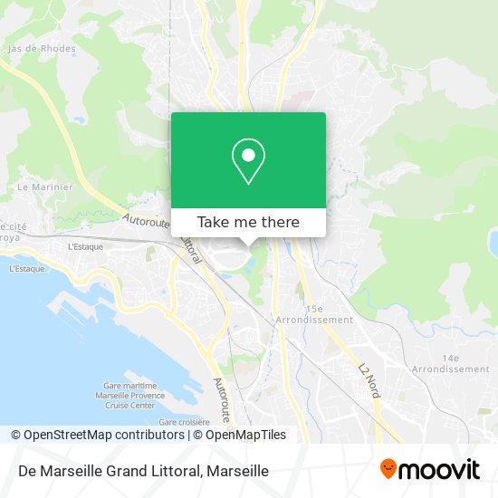 De Marseille Grand Littoral map