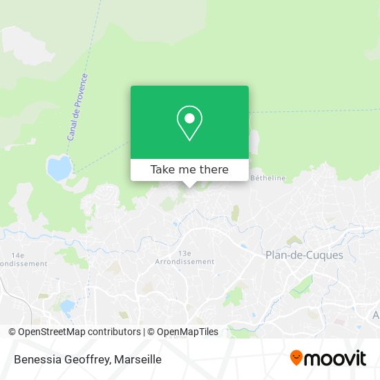 Benessia Geoffrey map