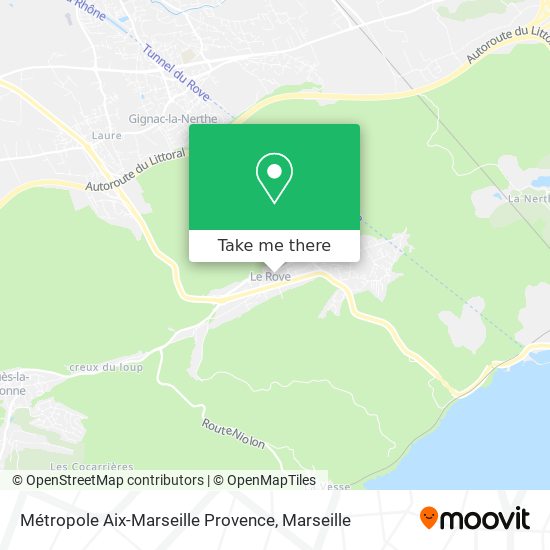 Métropole Aix-Marseille Provence map