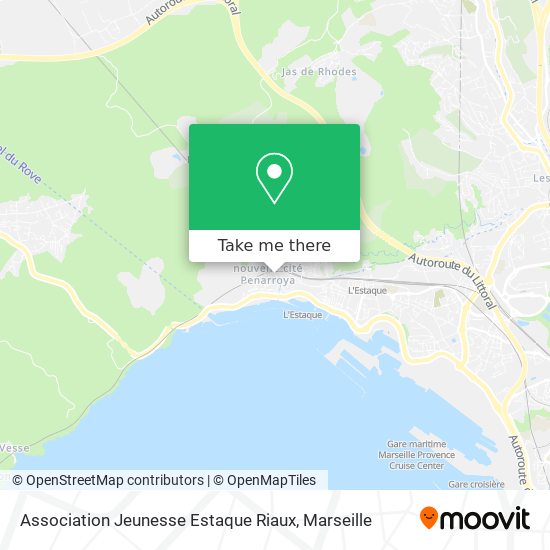Association Jeunesse Estaque Riaux map