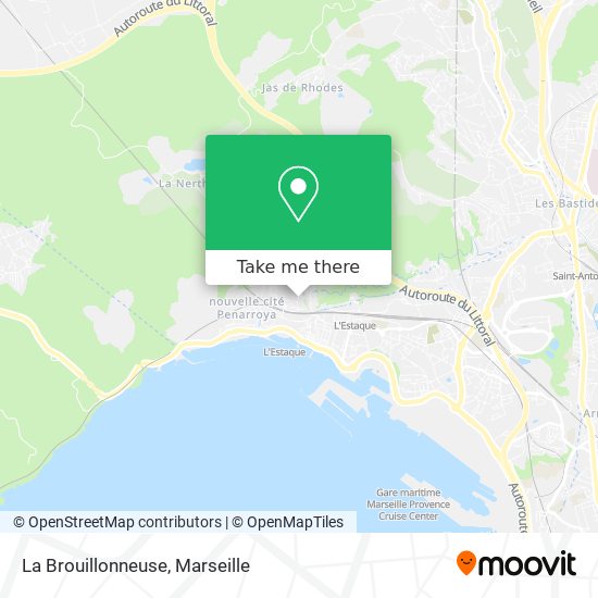 La Brouillonneuse map