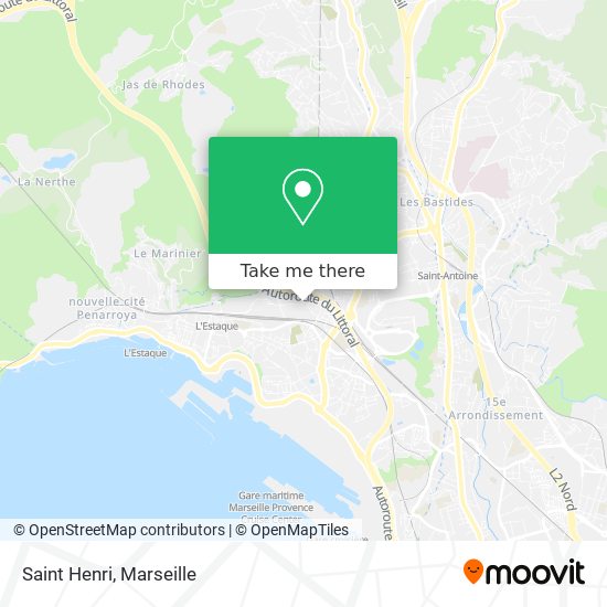 Saint Henri map