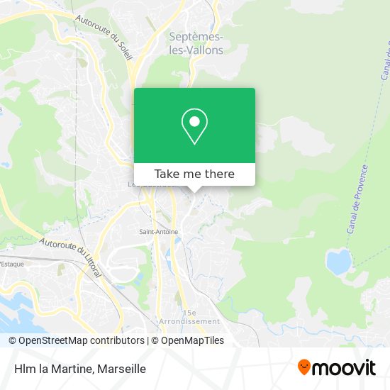 Hlm la Martine map