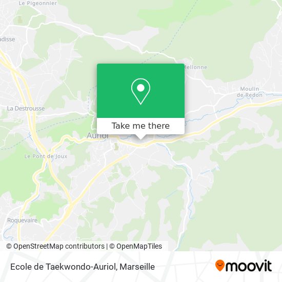 Ecole de Taekwondo-Auriol map