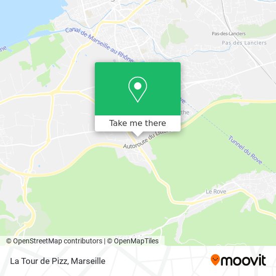 La Tour de Pizz map