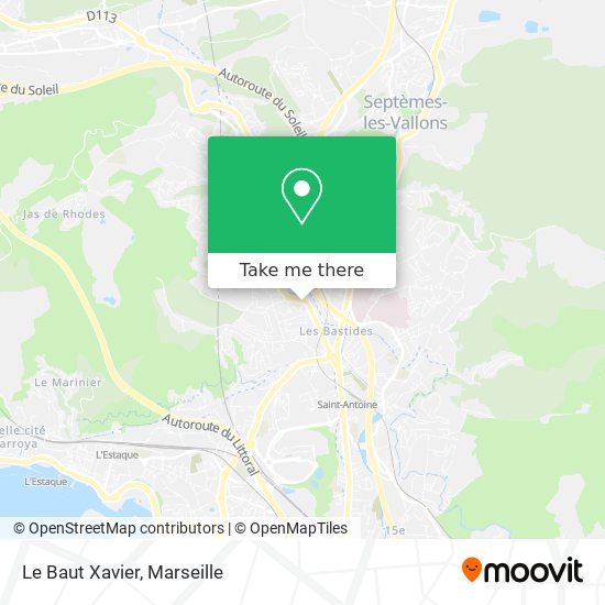 Le Baut Xavier map