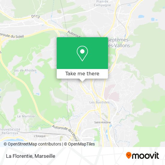 La Florentie map