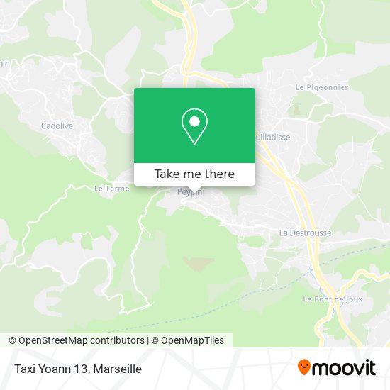 Taxi Yoann 13 map