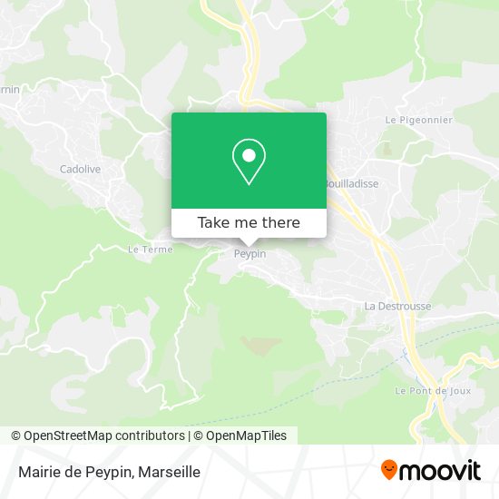 Mairie de Peypin map