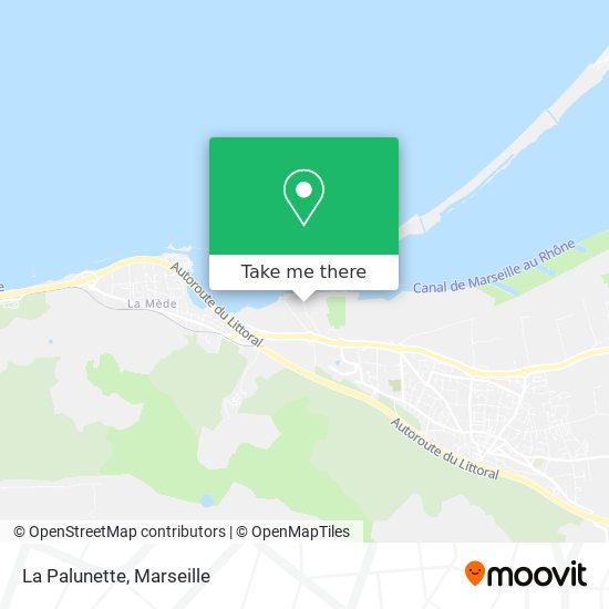 La Palunette map