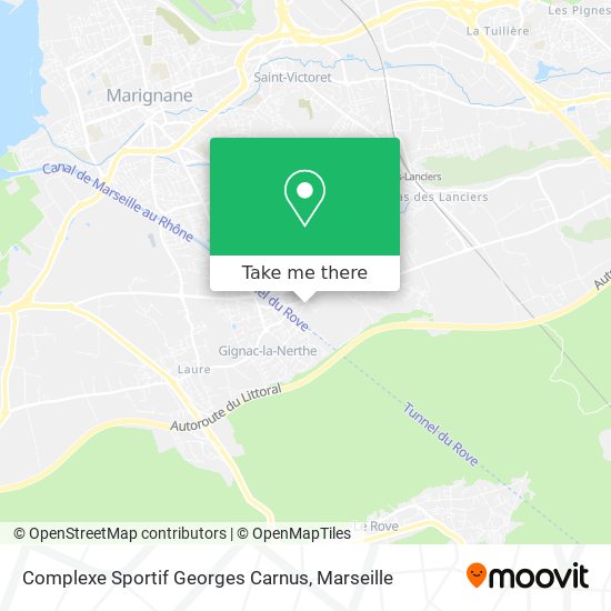 Mapa Complexe Sportif Georges Carnus