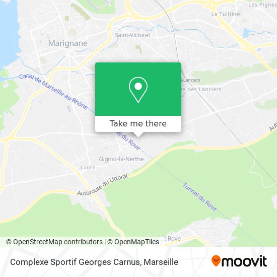 Complexe Sportif Georges Carnus map