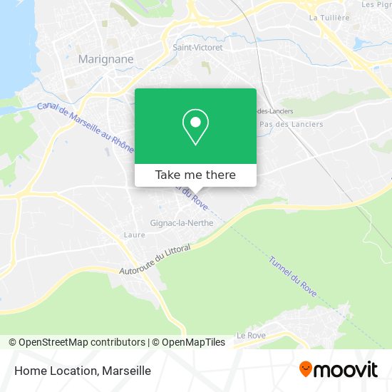 Home Location map