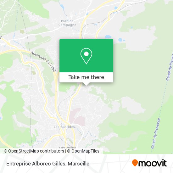 Entreprise Alboreo Gilles map