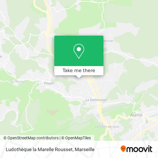Mapa Ludothèque la Marelle Rousset