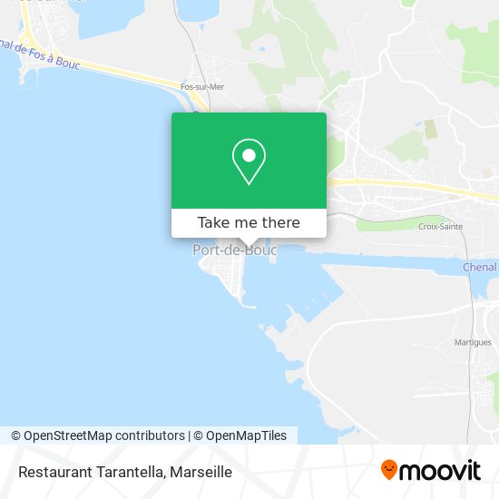 Restaurant Tarantella map