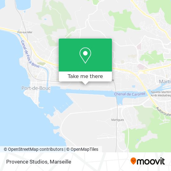 Provence Studios map