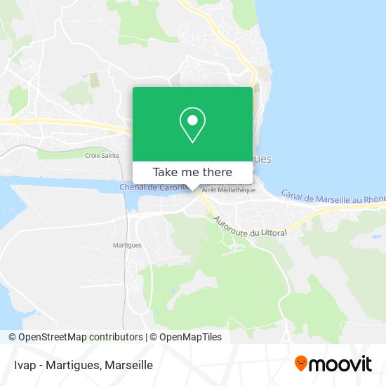 Ivap - Martigues map