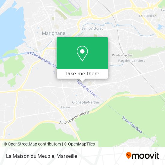 La Maison du Meuble map