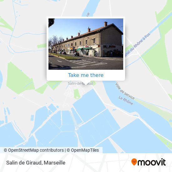 Salin de Giraud map